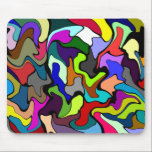 Warped Colorful Mousepad mousepads
