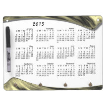 Warped Edges Calendar ~ Keychain Dry Erase Board