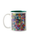 Warped Pattern Style Coffee Mug (both sides) by JKdesigns Warped Pattern Style Coffee Mug (both sides)