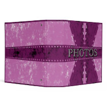 Warped Purple Photo Binder by StoopidTeeShop Warped Purple Photo Binder