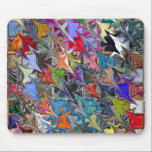 Warped Styles Pattern Multicolored Mousepad mousepads