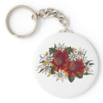 Warratha Flannel Flower Keychain