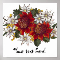 Warratha Flannel Flower Posters