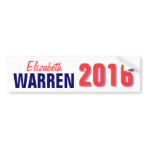 Warren 2016 bumper stickers