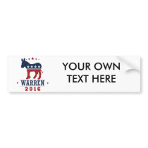 WARREN 2016 ROCKWELL -.png Bumper Sticker
