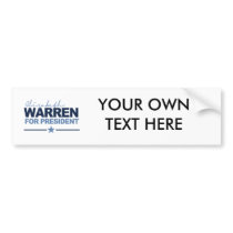 WARREN 2016 SIGNERICA -.png Bumper Stickers