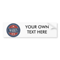 WARREN 2016 STARCIRCLE -.png Bumper Stickers