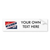 WARREN 2016 SUPPORTER -.png Bumper Stickers