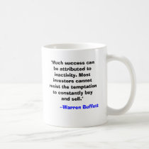 Warren Buffett Mug by motivationalmugs Warren Buffett Mug
