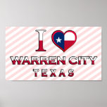 Warren City, Texas Posters