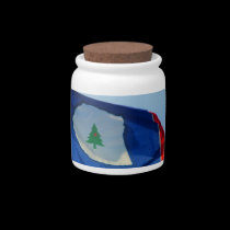 Warren County Flag Candy Jar candy jars
