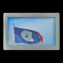 Warren County Flag belt buckles