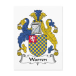 Warren Family Crest Postcards