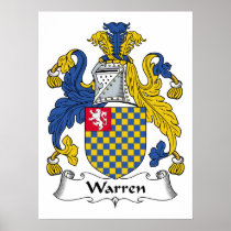 Warren Family Crest Posters