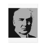 Warren G. Harding silhouette Postcards