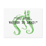 Warren is dead H. P. Lovecraft Post Card