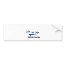 Warren Pennsylvania City Classic Bumper Sticker
