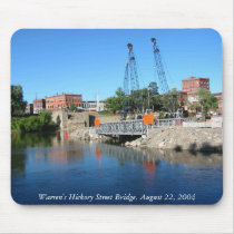Warren's Hickory St. Bridge Construction Mousepad