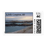 Warren's Point Beach, Little Compton, RI. postage