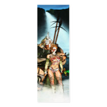 Warriers Bookmark Business Cards