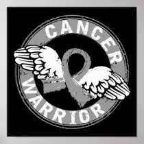 Warrior 14C Brain Cancer Print