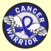 Warrior 14C Colon Cancer stickers