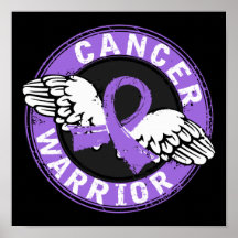 Warrior 14C Hodgkin's Lymphoma Poster