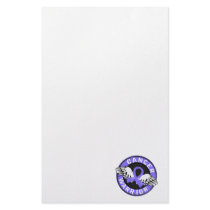 Warrior 14C Stomach Cancer Stationery