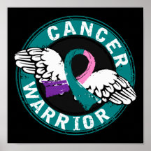Warrior 14C Thyroid Cancer Poster