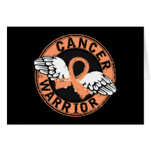 Warrior 14C Uterine Cancer Greeting Cards