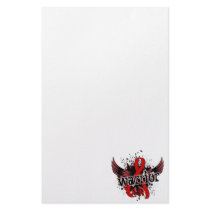 Warrior 16 AIDS Stationery