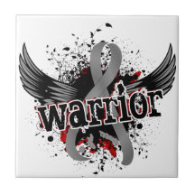 Warrior 16 Brain Cancer Tile