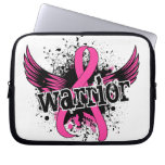 Warrior 16 Breast Cancer Laptop Computer Sleeves