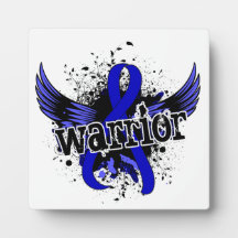Warrior 16 Colon Cancer Display Plaques