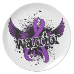 Warrior 16 Crohn's Disease Party Plate