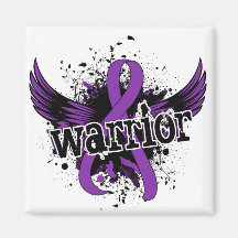 Warrior 16 Fibromyalgia Fridge Magnets
