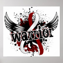 Warrior 16 Head and Neck Cancer Print