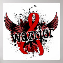 Warrior 16 Heart Disease Posters
