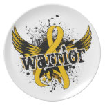 Warrior 16 Neuroblastoma Party Plates
