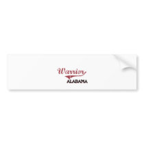 Warrior Alabama City Classic Bumper Sticker