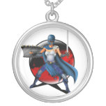warrior bitch personalized necklace