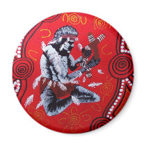WARRIOR CHANT FRIDGE MAGNETS