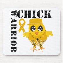 Warrior Chick Appendix Cancer Mousepad