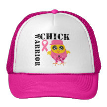Warrior Chick Breast Cancer Hats