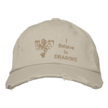 Warrior Dragon embroidered hats