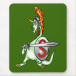 Warrior Dragon Mouse Pads