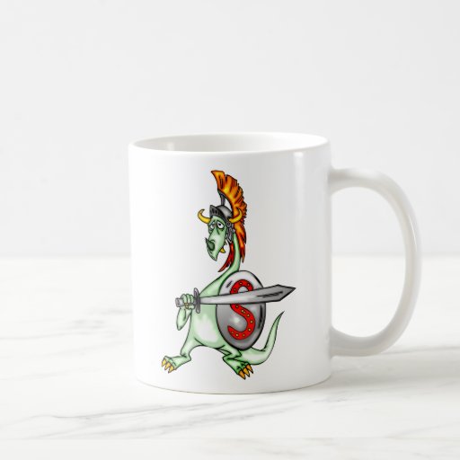 Warrior Dragon Mug