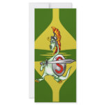 Warrior Dragon Customized Rack Card