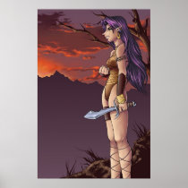 Warrior Elf Print