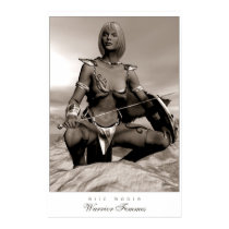Warrior Femmes-Ihara posters by egrafxdesign Warrior Femmes-Ihara posters